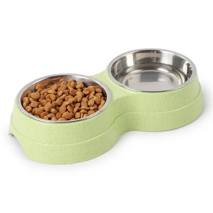 Stainless Steel Double Pet Bowls