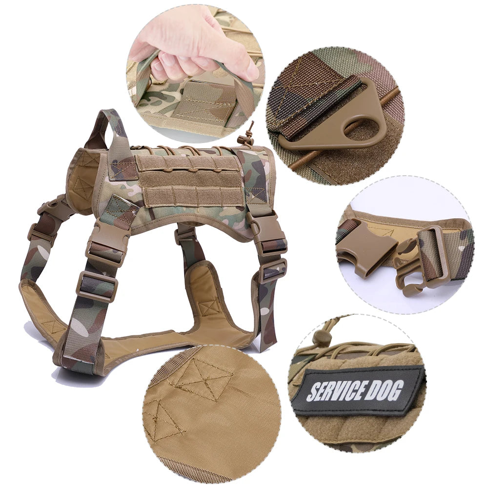 Tactical Dog Harness Set