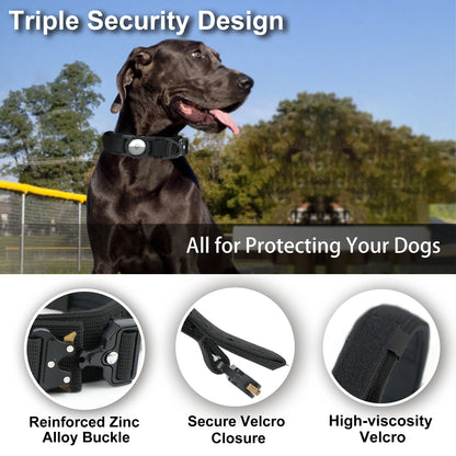 AirTag Dog Collar with Handle