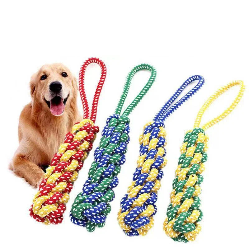 Interactive Braided Dog Toy