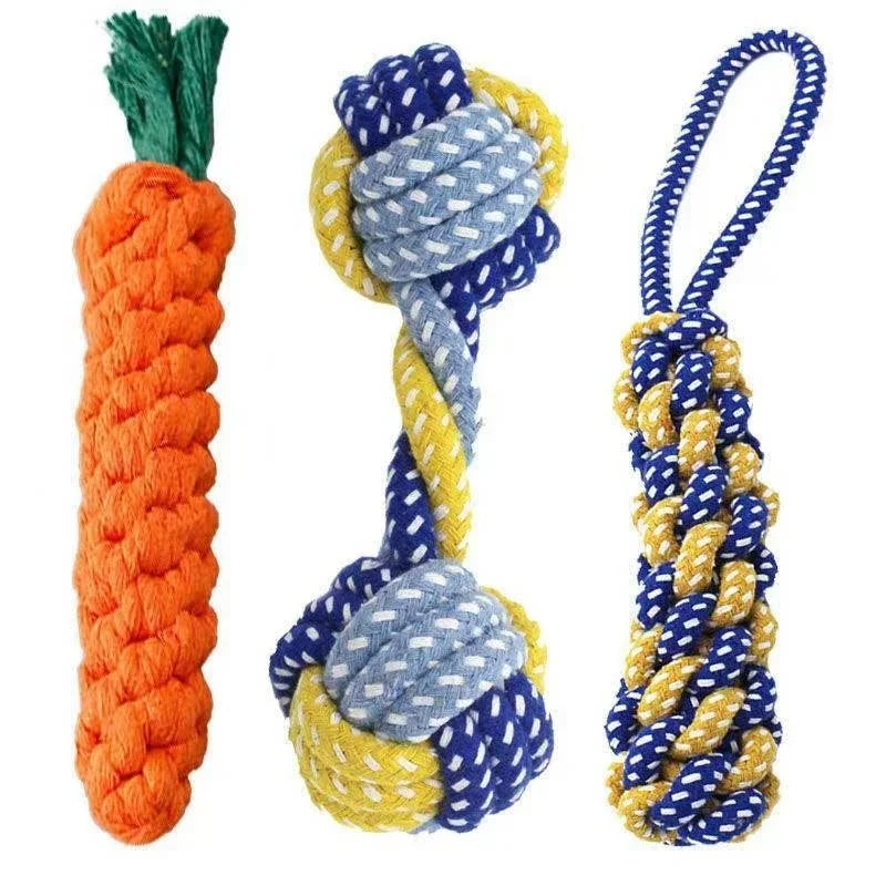 Interactive Braided Dog Toy