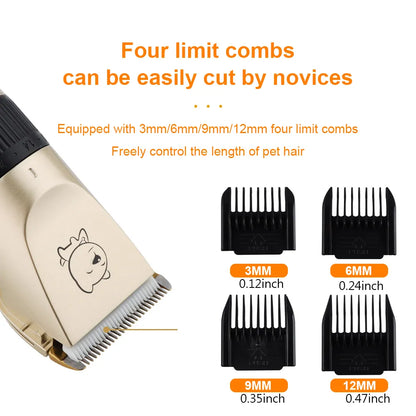 USB Rechargeable Pet Hair Clipper